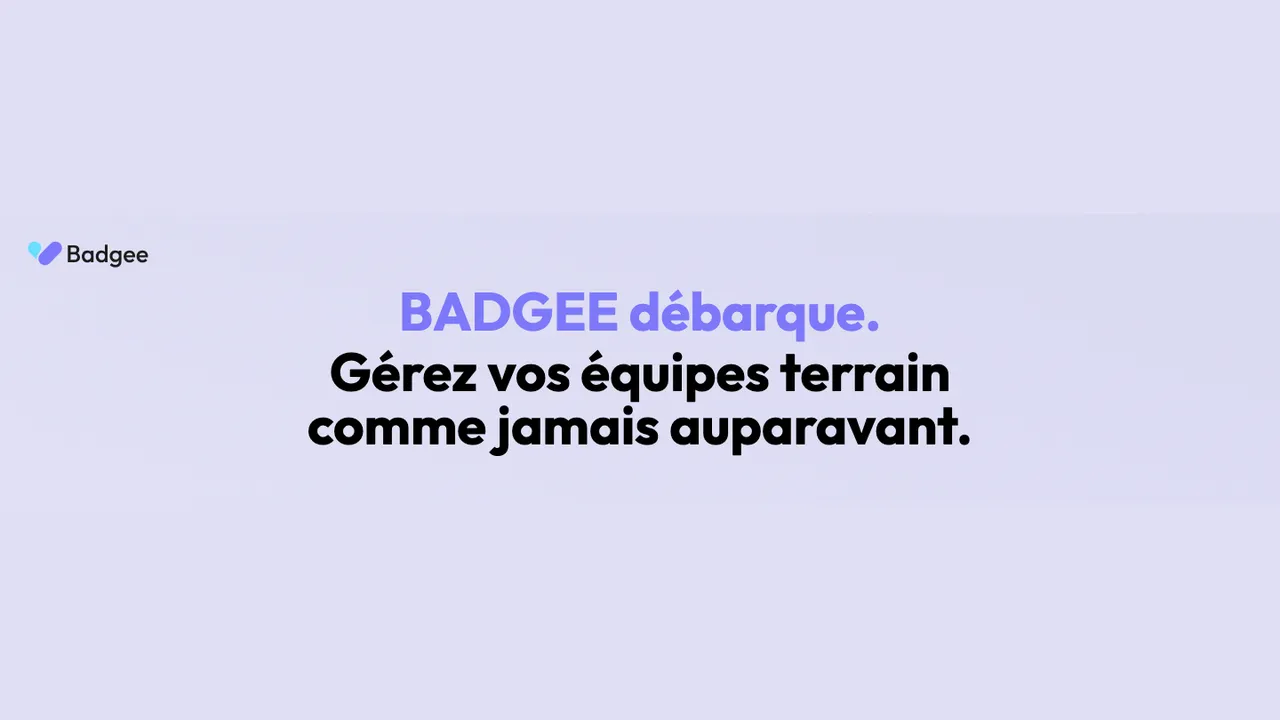 Screenshot of the badgee.co home page