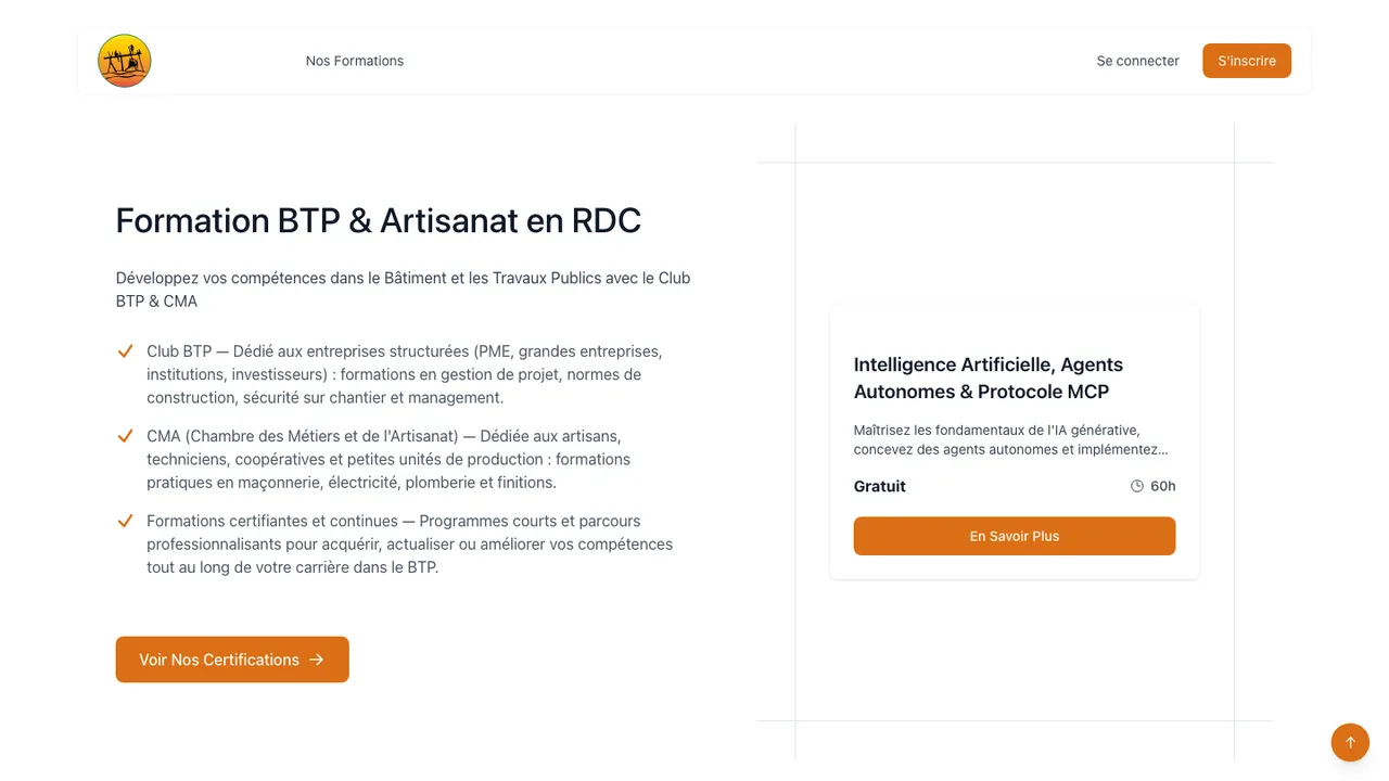 Screenshot of the vinco.irmardc.org home page